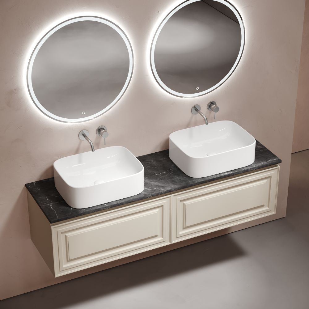 Тумба под столешницу Sancos Самая (Very) VR80CE 80x45x40 бежевый матовый (beige soft) — фото 27
