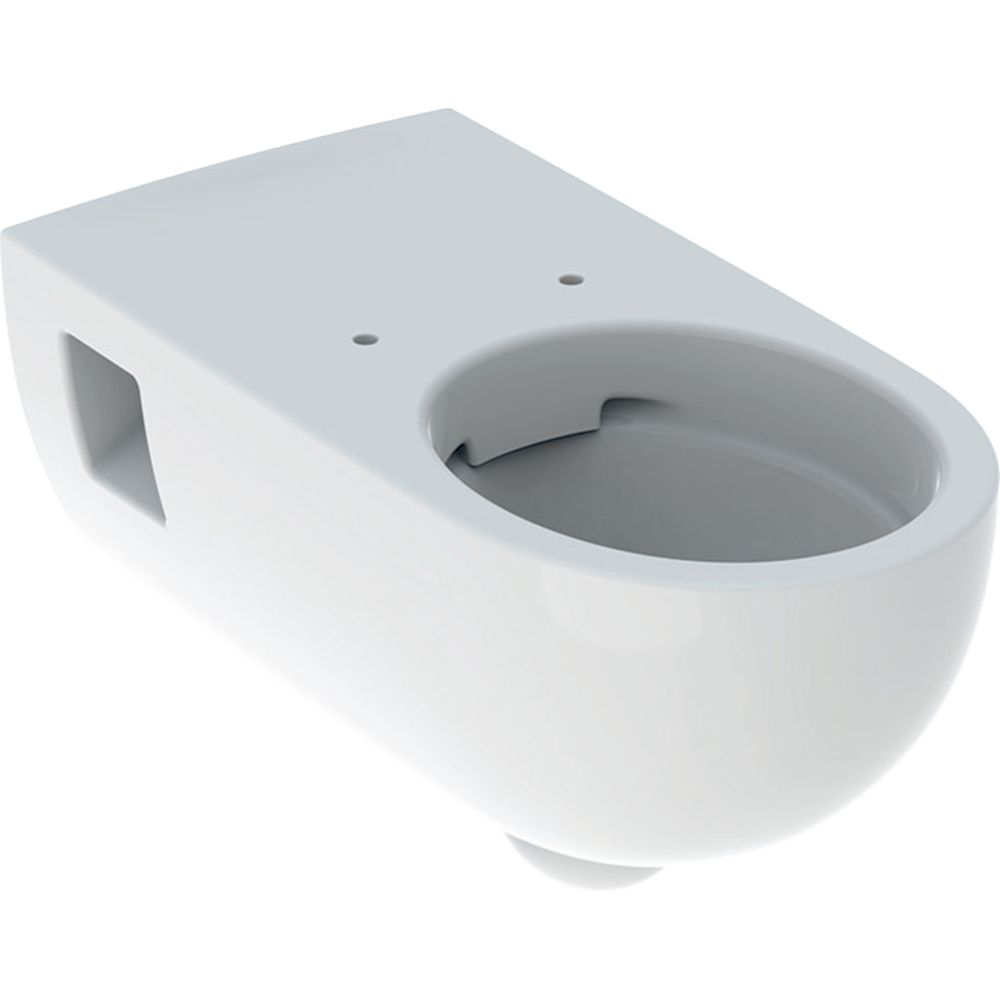 500.693.01.1 Geberit Renova Comfort Унитаз подвесной безободковый Rimfree®, глубина 70 см, с открытым креплением