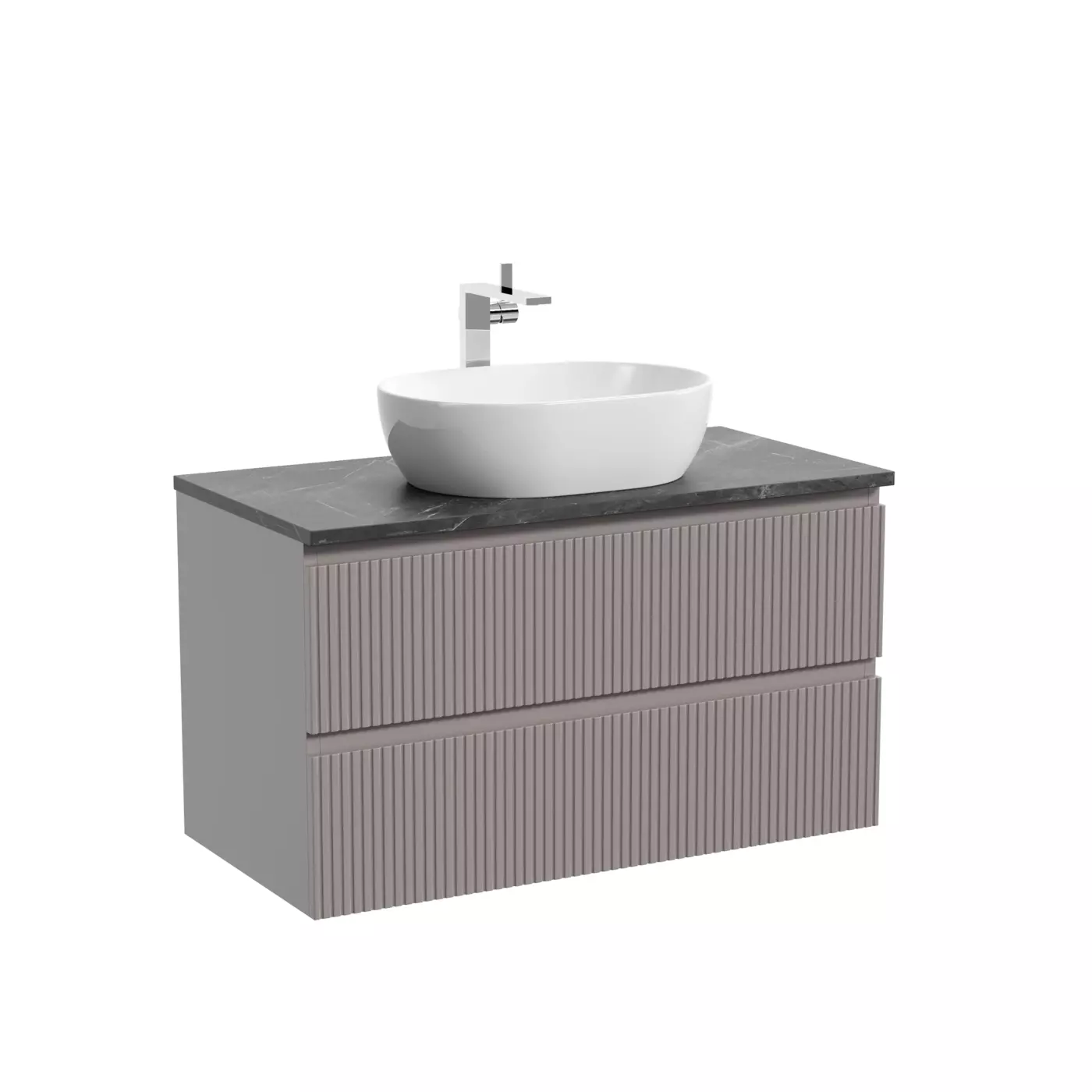 Тумба под столешницу Sancos Сноб T (Snob T) SNT90SM 90x45x50 пыльная роза (doha soft)