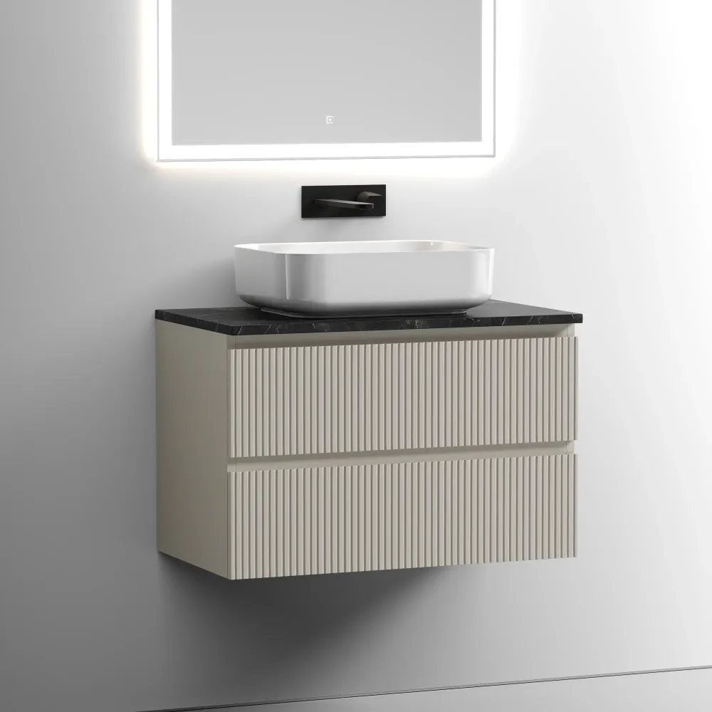 Тумба под столешницу Sancos Сноб T (Snob T) SNT80CE 80x45x50 бежевый матовый (beige soft) — фото 10