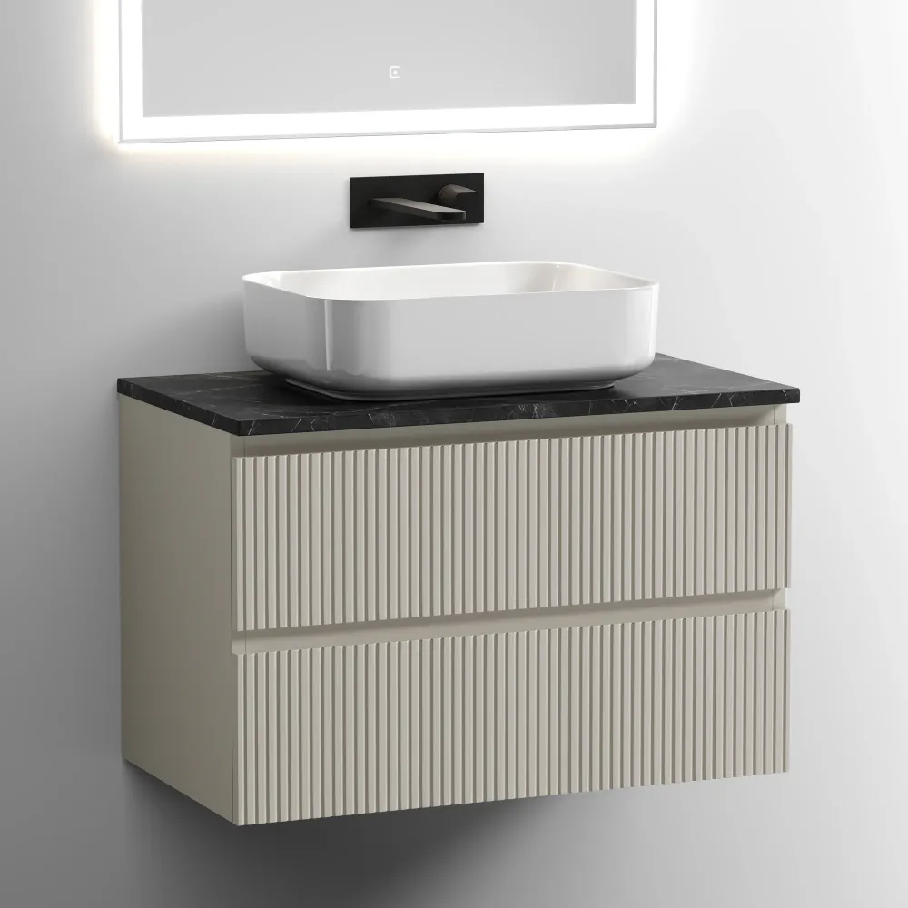 Тумба под столешницу Sancos Сноб T (Snob T) SNT80CE 80x45x50 бежевый матовый (beige soft) — фото 8