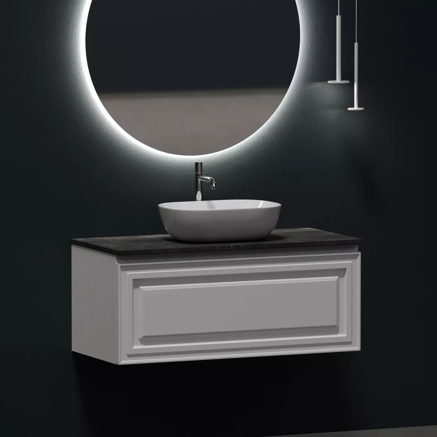 Тумба под столешницу Sancos Самая / Very VR100W 99,5x44,5x40,6 белый матовый / bianco — фото 3
