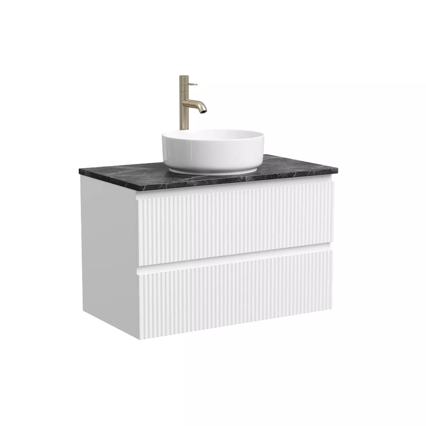Тумба под столешницу Sancos Сноб Р (Snob R) SNR80W 80x45x50 белый матовый (bianco)