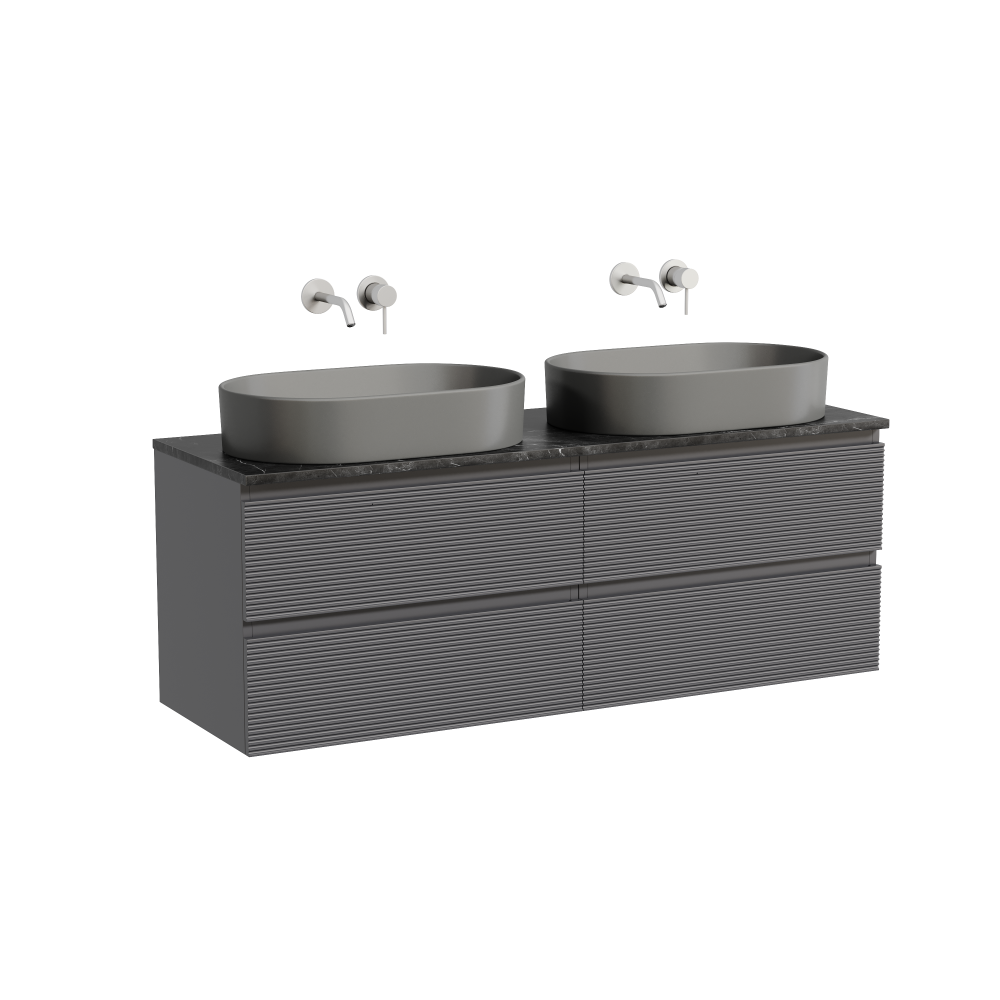 Тумба под столешницу Sancos Фолк (Folk) FL70GS 70x45x50 темный серый (grey soft) — фото 16