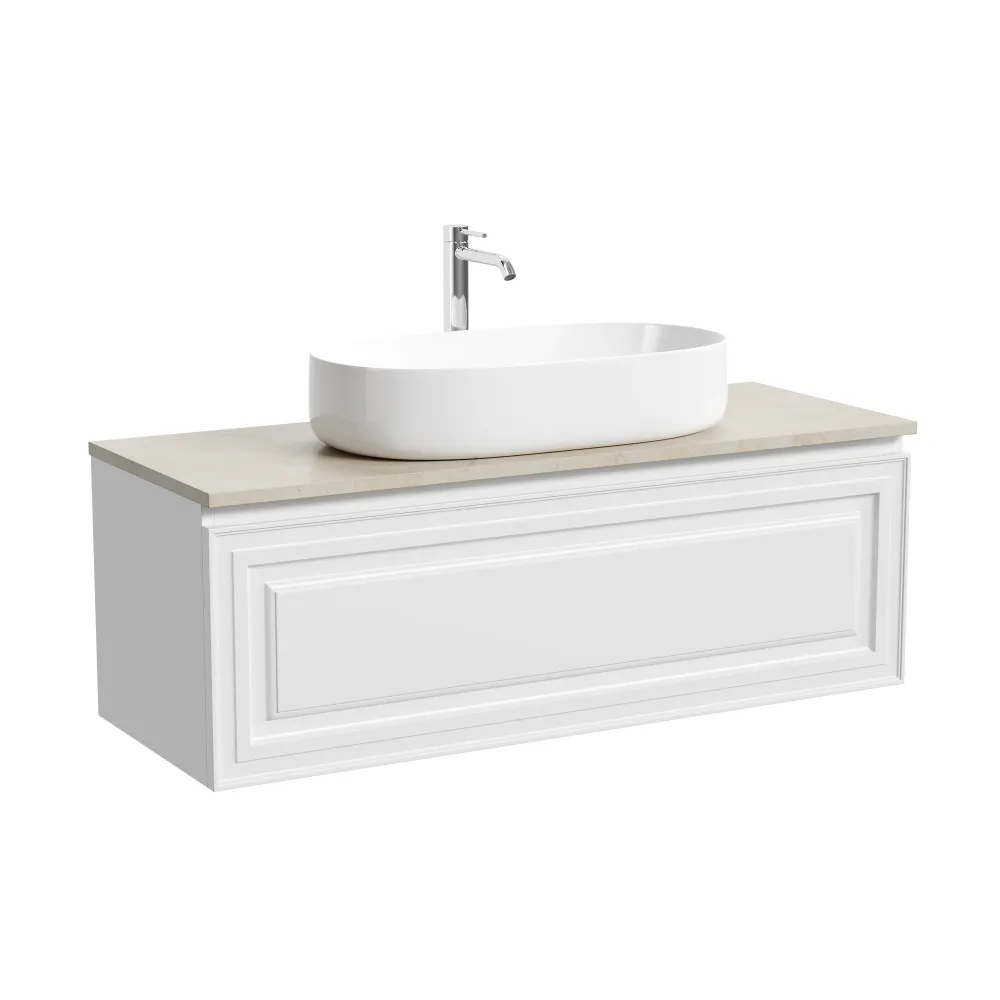 Тумба под столешницу Sancos Самая (Very) VR120W 120x45x40 белый матовый (bianco) — фото 7