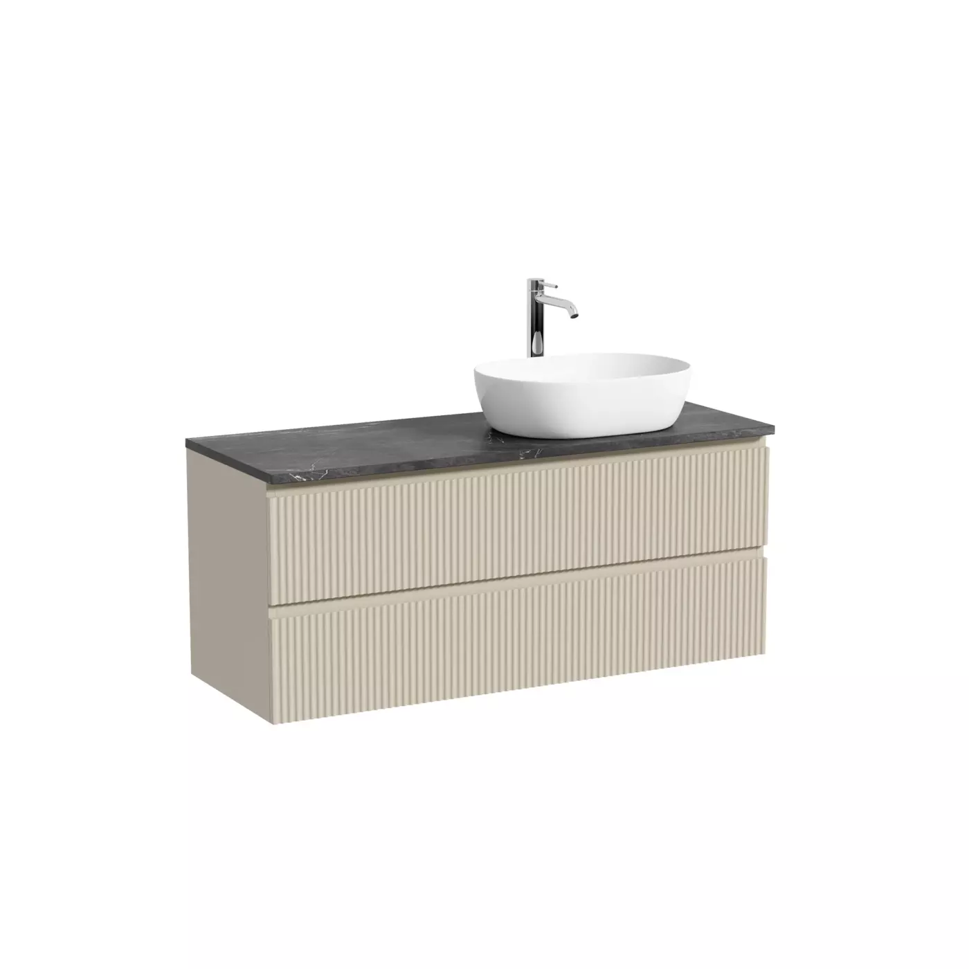 Тумба под столешницу Sancos Сноб Р (Snob R) SNR120RCE 120x45x50 белый матовый (bianco)