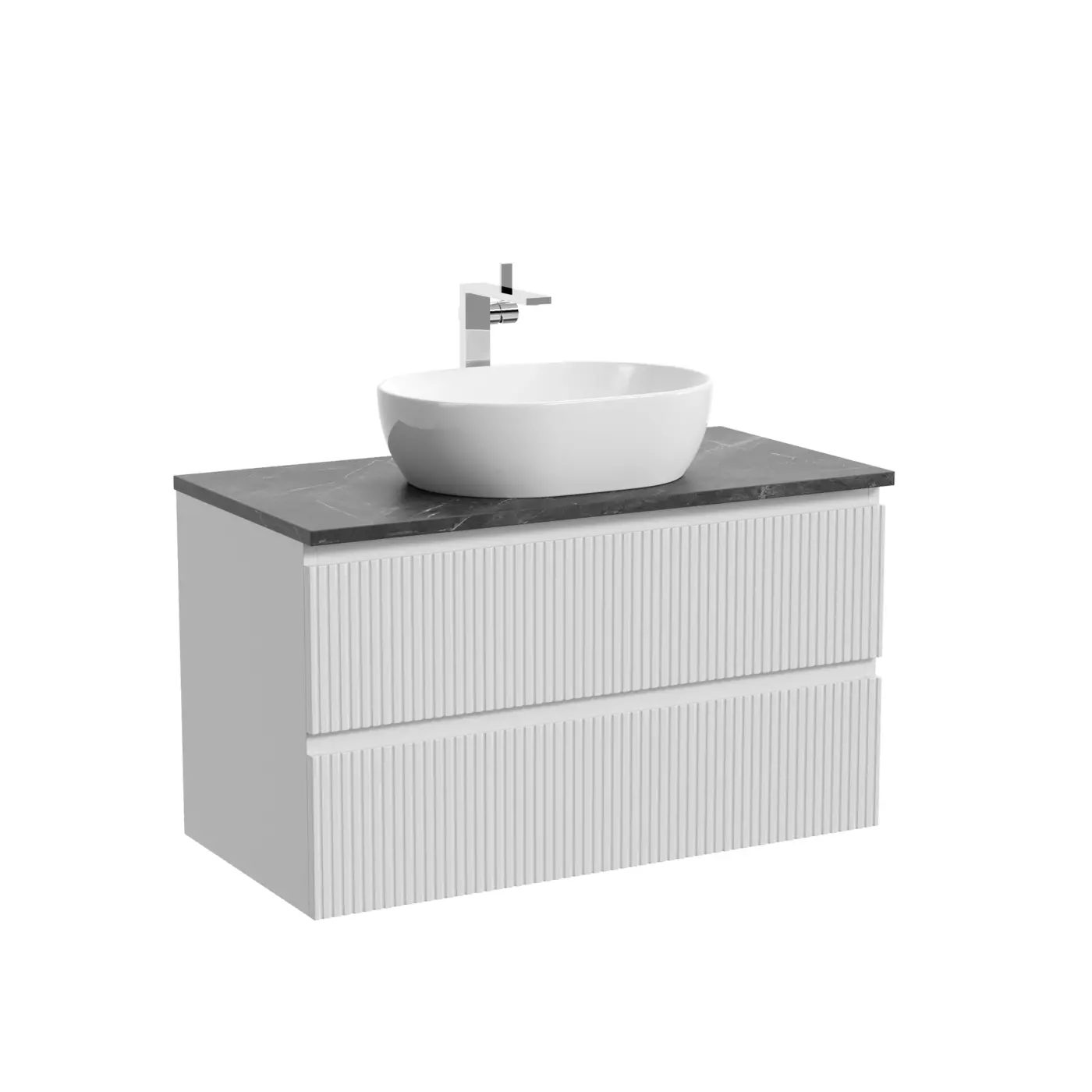 Тумба под столешницу Sancos Сноб T (Snob T) SNT90W 90x45x50 белый матовый (bianco)
