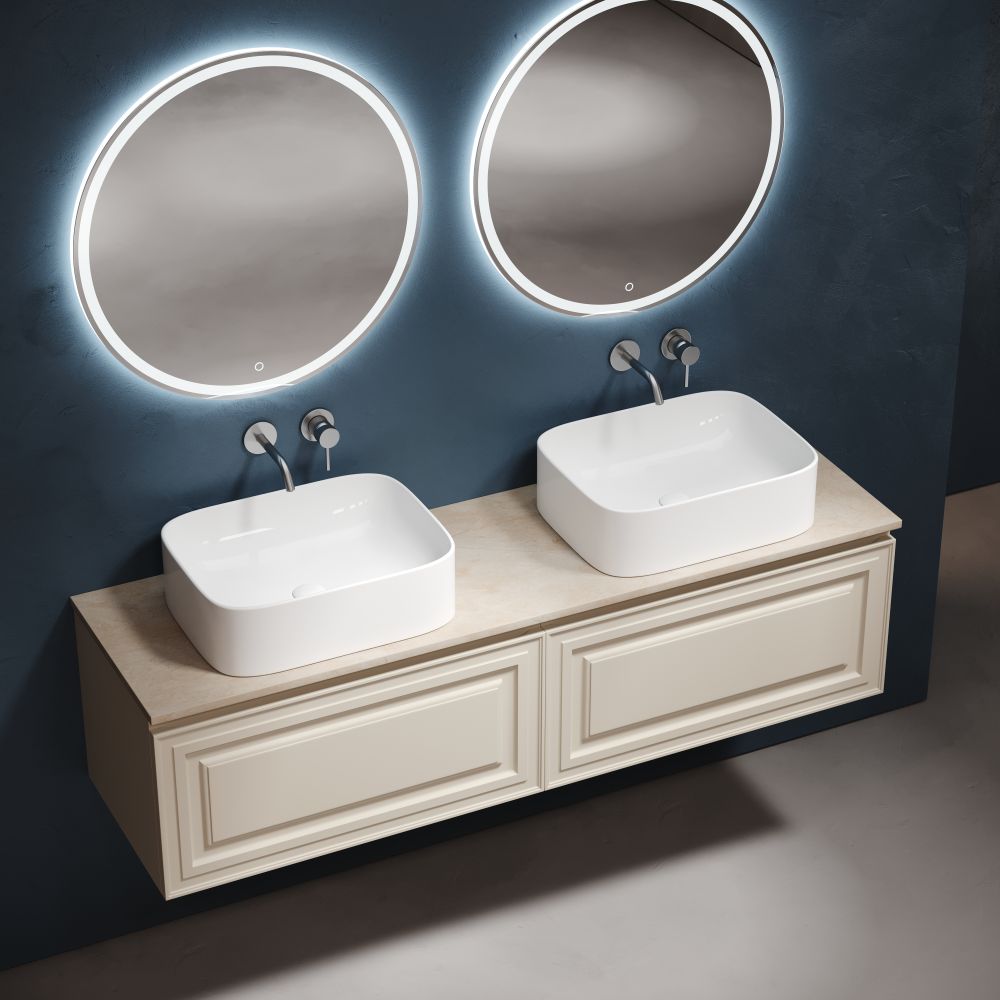 Тумба под столешницу Sancos Самая (Very) VR80CE 80x45x40 бежевый матовый (beige soft) — фото 30