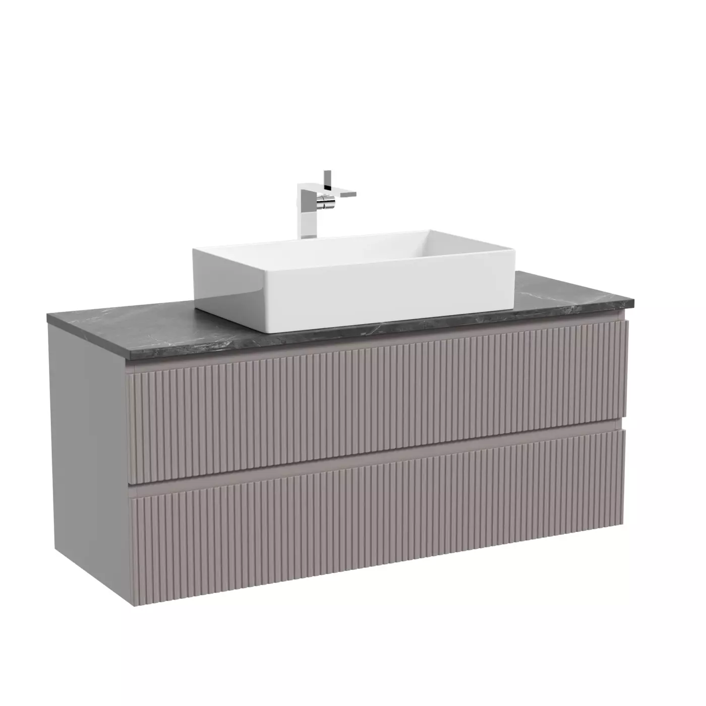Тумба под столешницу Sancos Сноб T (Snob T) SNT120SM 120x45x50 пыльная роза (doha soft)