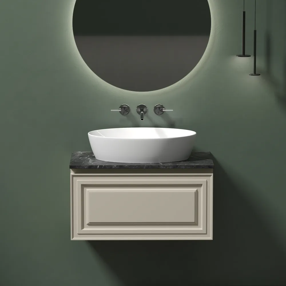 Тумба под столешницу Sancos Самая (Very) VR80CE 80x45x40 бежевый матовый (beige soft) — фото 10