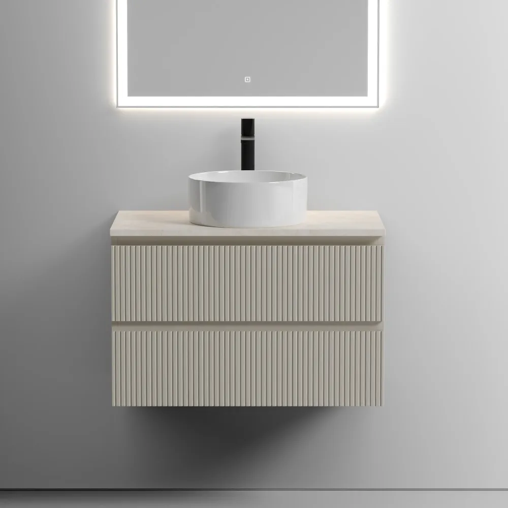 Тумба под столешницу Sancos Сноб T (Snob T) SNT80CE 80x45x50 бежевый матовый (beige soft) — фото 15