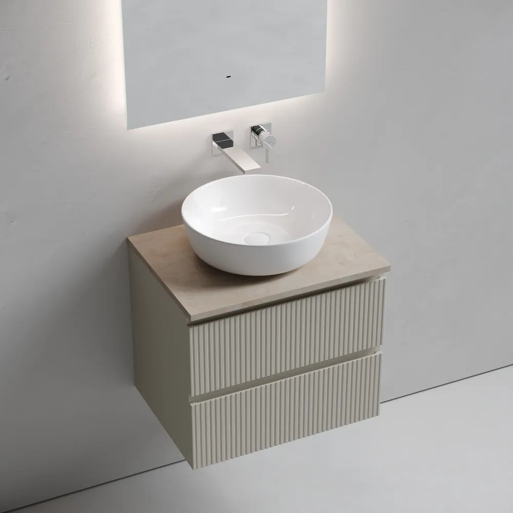 Тумба под столешницу Sancos Сноб T (Snob T) SNT60CE 60x45x50 бежевый матовый (beige soft) — фото 12