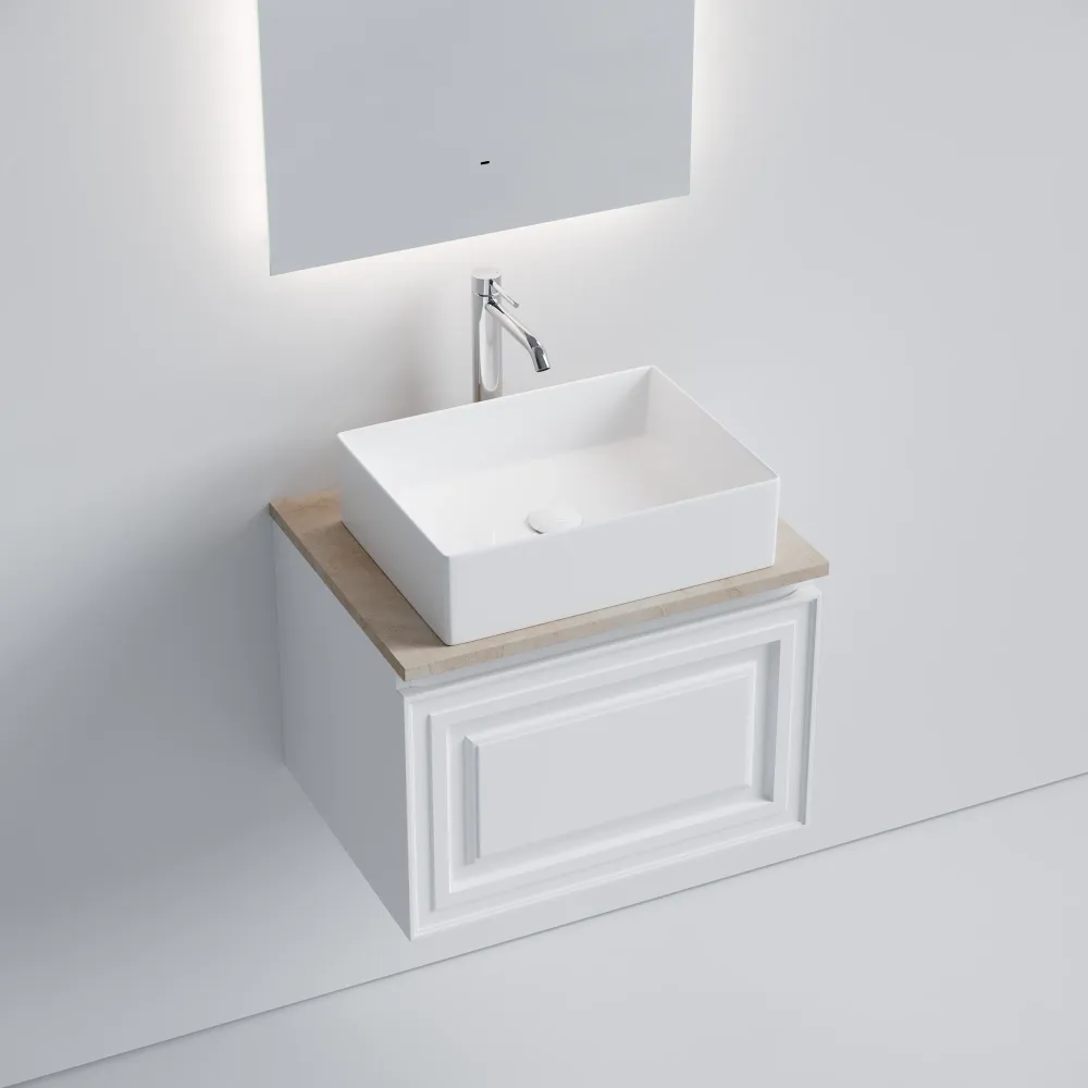 Тумба под столешницу Sancos Самая (Very) VR60W 60x45x40 белый матовый (bianco) — фото 9