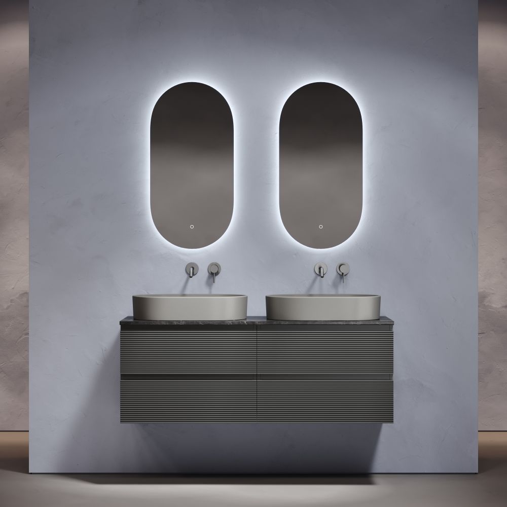 Тумба под столешницу Sancos Фолк (Folk) FL70GS 70x45x50 темный серый (grey soft) — фото 17