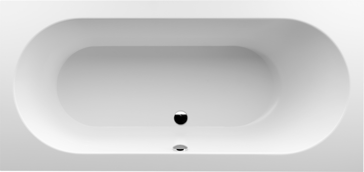 UBQ 199 OBE 2V-01 OBERON Duo Ванна 190x90, с ножками, белая, материал кварил Quaryl®