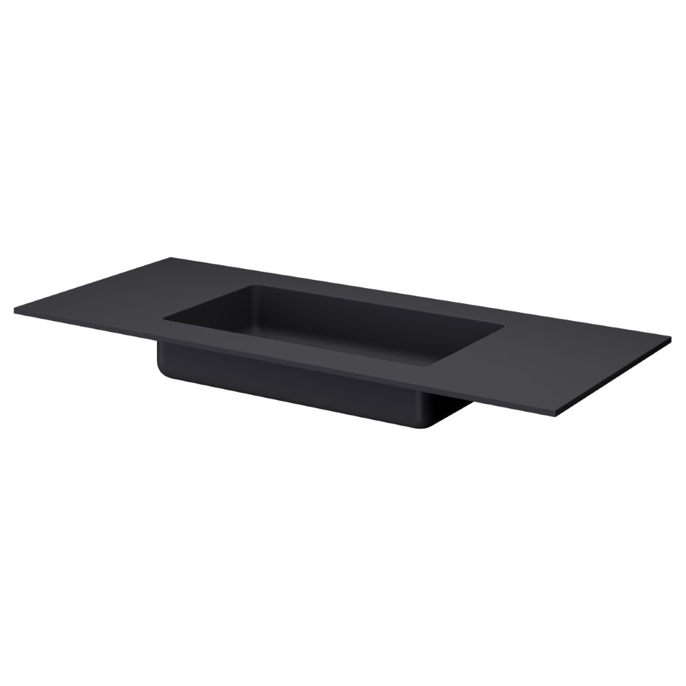 QUATRO 120 раковина-моноблок ANTHRACITE (по центру)