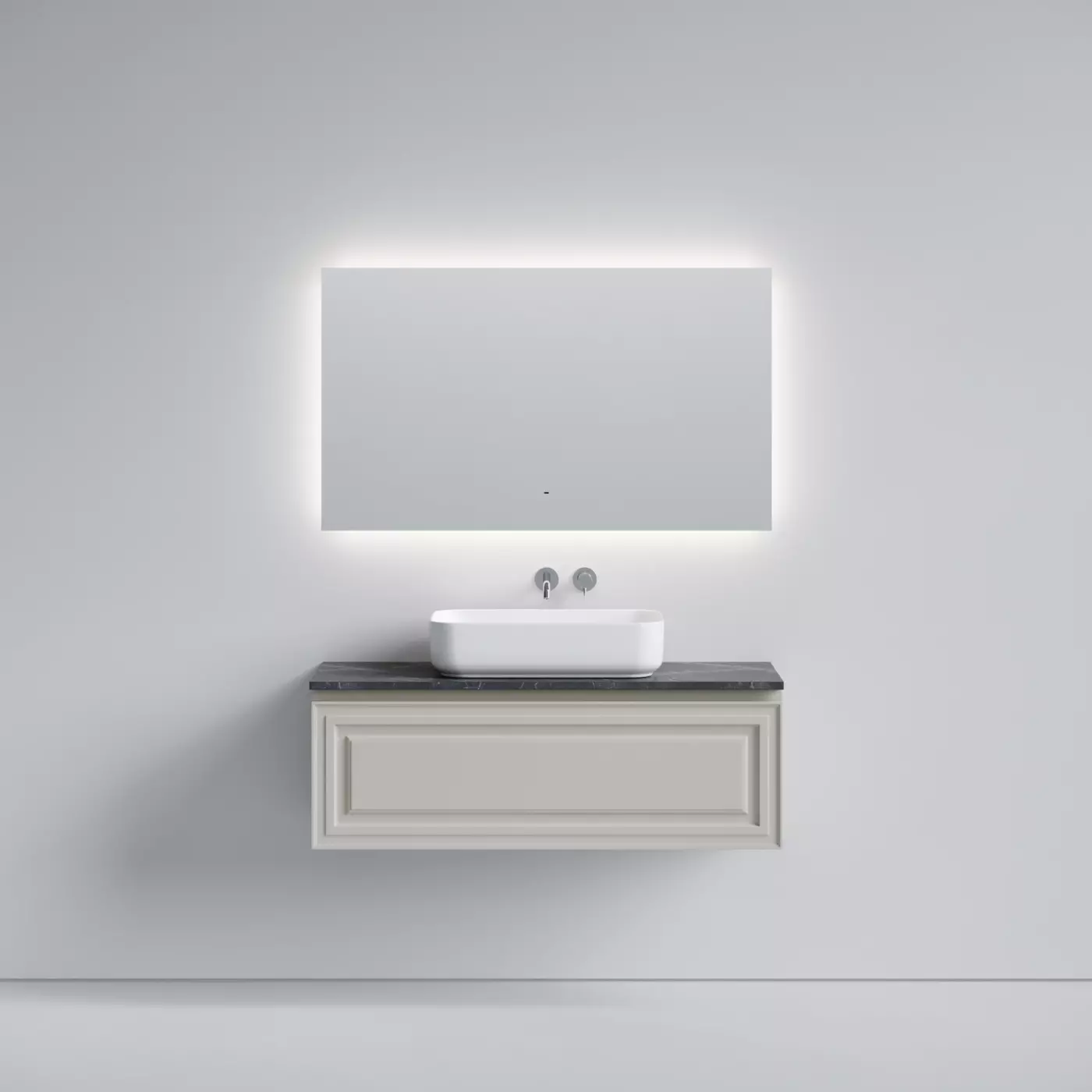 Тумба под столешницу Sancos Самая / Very VR120CE 119,5x44,5x40,6 бежевый матовый / beige soft — фото 5