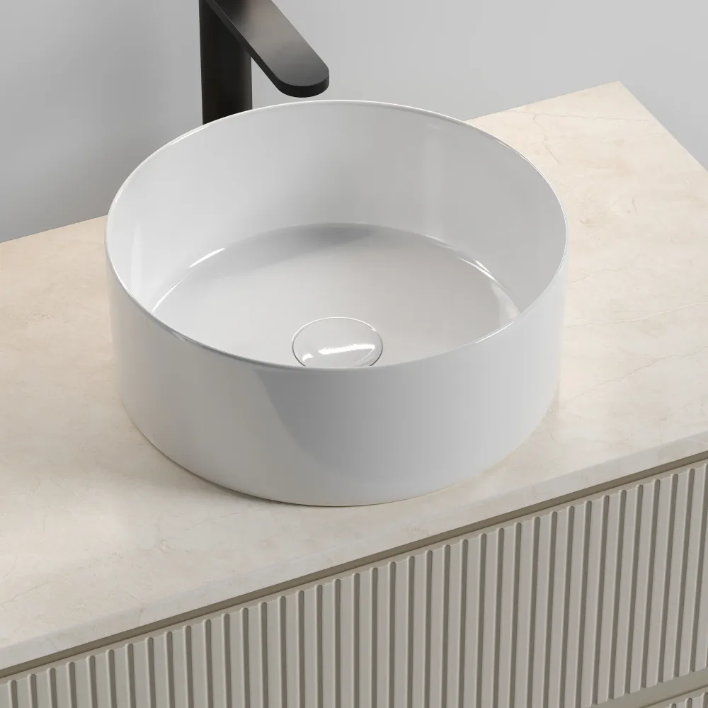 Тумба под столешницу Sancos Сноб T (Snob T) SNT80CE 80x45x50 бежевый матовый (beige soft) — фото 17