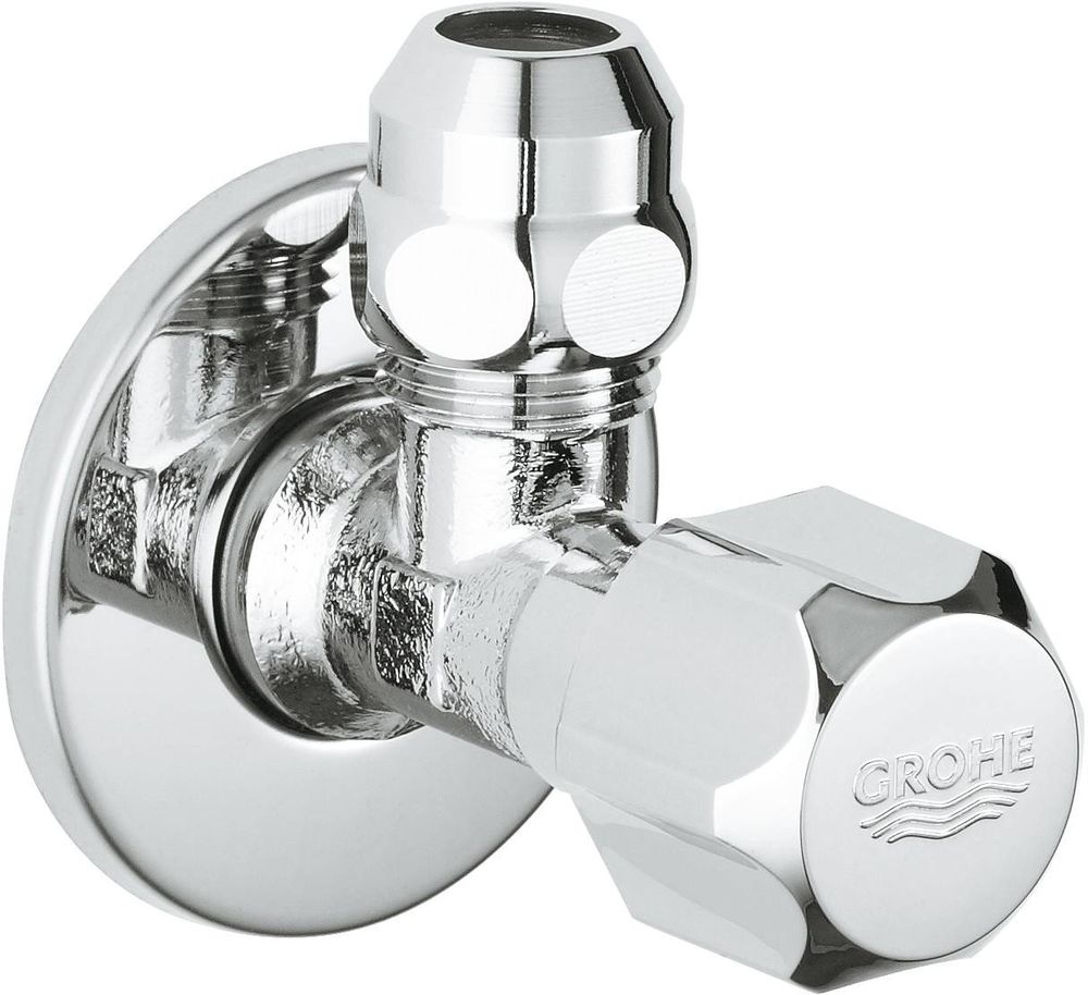 2201700M Угловой вентиль 1/2"*3/8", хром