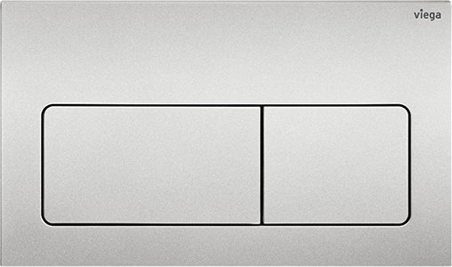 773724 Prevista Панель смыва для унитазов Visign for Life 5, пластик, матовый хром, модель 8601.1