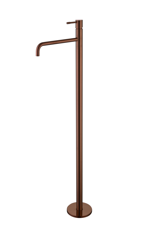 Смеситель для умывальника напольный Uno Brushed Bronze