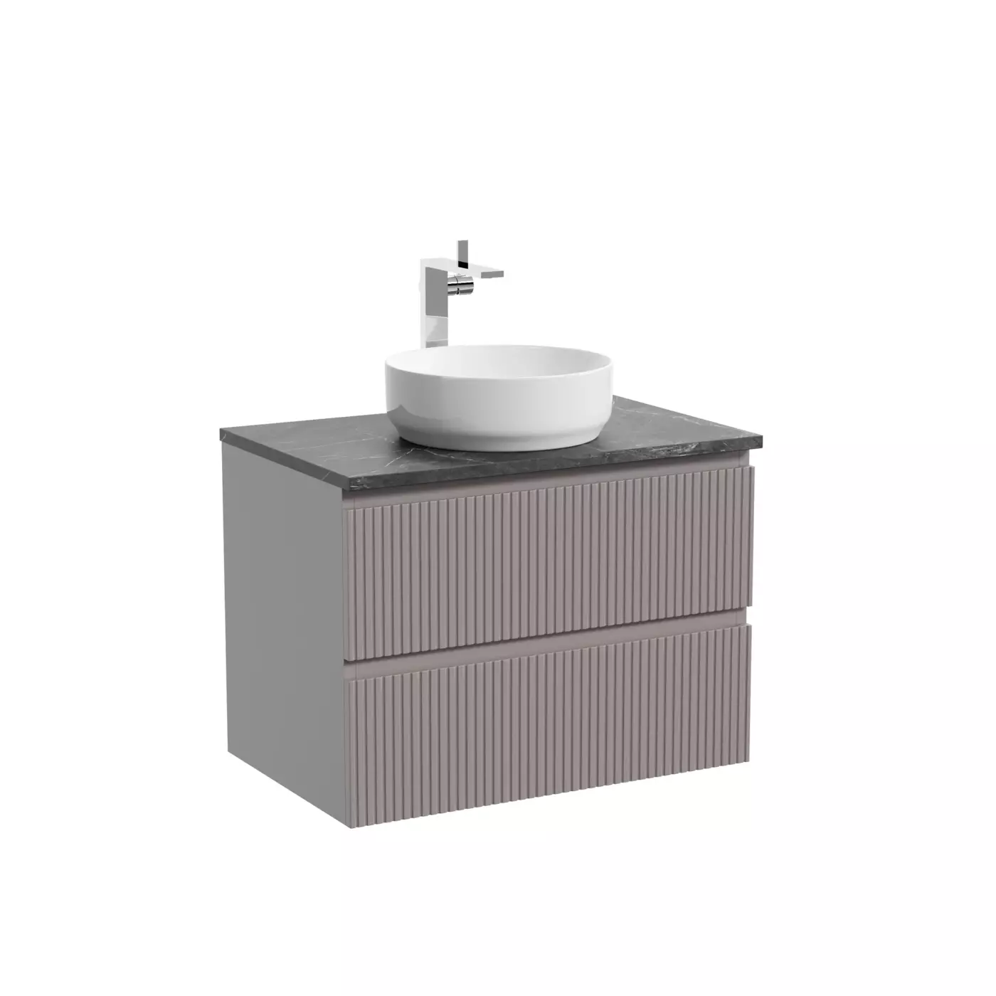 Тумба под столешницу Sancos Сноб T (Snob T) SNT70SM 70x45x50 пыльная роза (doha soft)