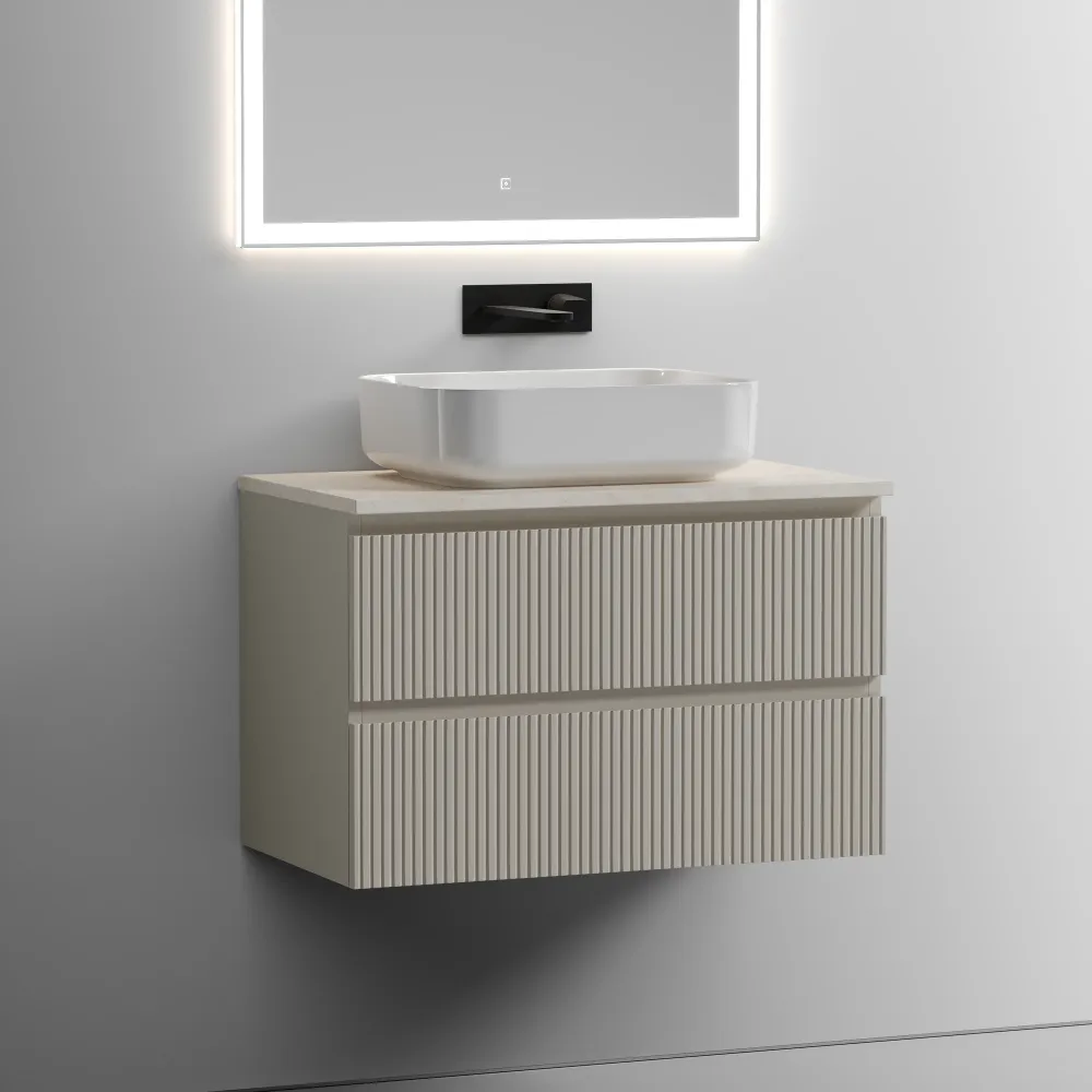 Тумба под столешницу Sancos Сноб T (Snob T) SNT80CE 80x45x50 бежевый матовый (beige soft) — фото 21