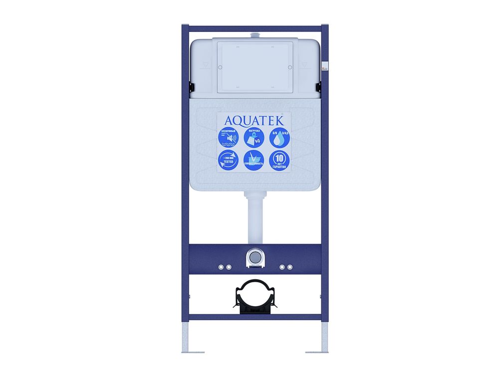 SET AQUATEK ЛИБЕРТИ-021 4в1 (рама AQUATEK Standard INS-0000012+крепёж KKI-0000002+клавиша KDI-0000021+унитаз ЛИБЕРТИ AQ1999T-00 с тонким сиденьем sc) — фото 9