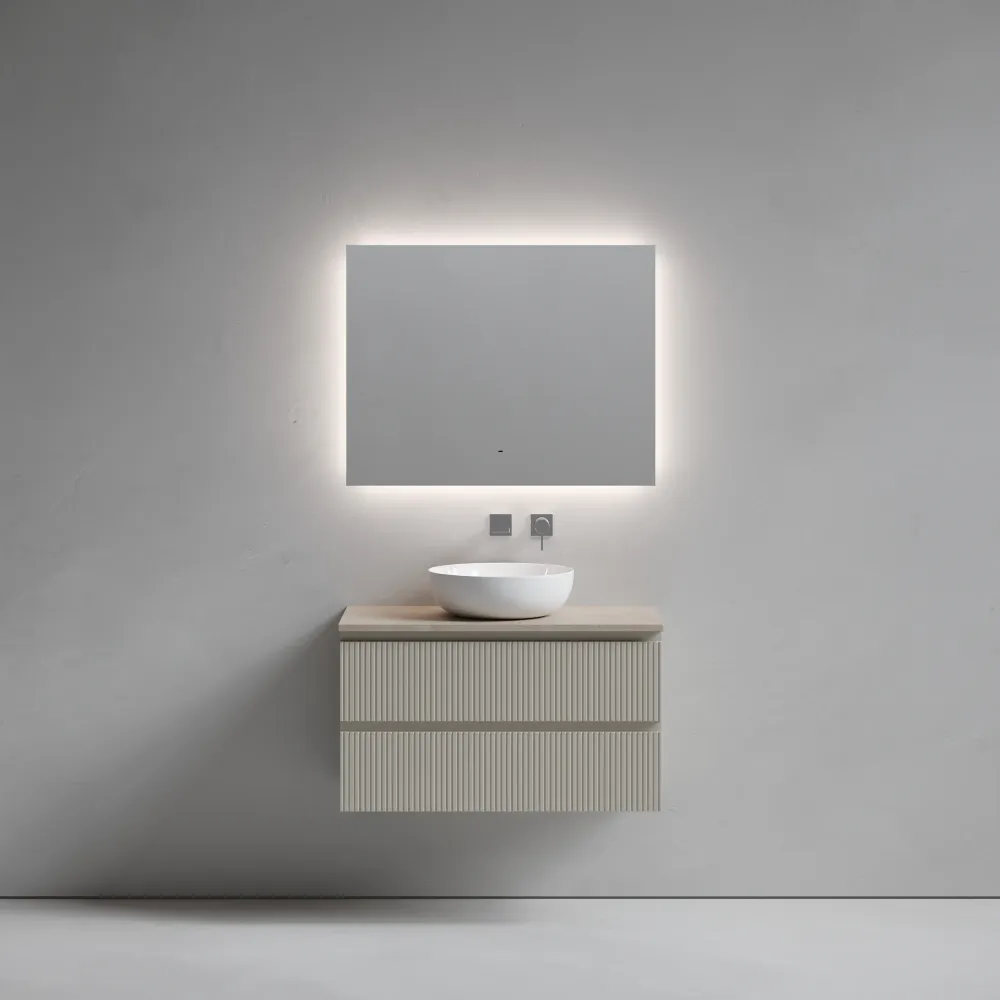 Тумба под столешницу Sancos Сноб T (Snob T) SNT90CE 90x45x50 бежевый матовый (beige soft) — фото 11