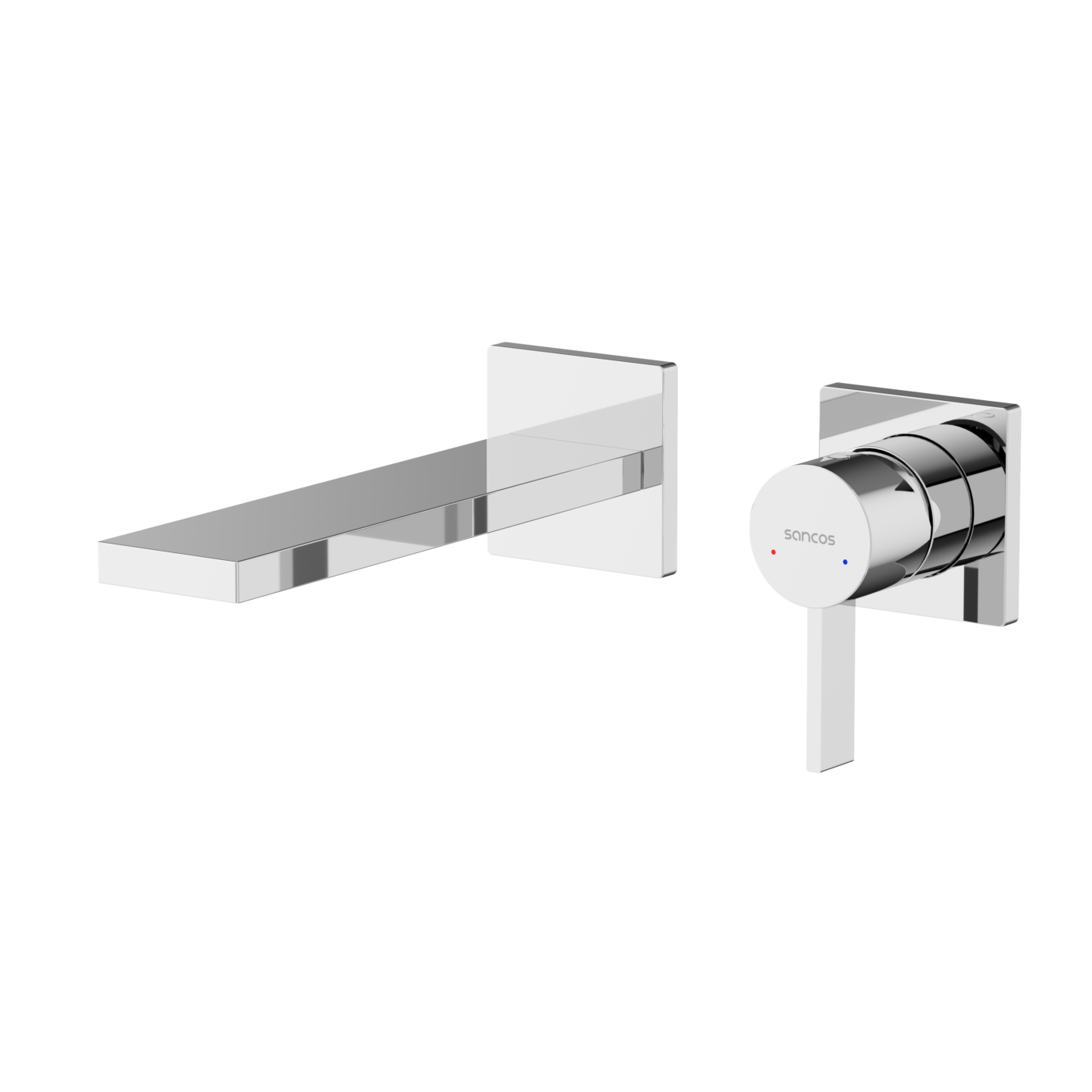 Смеситель для раковины Sancos Linn SC9021CH встраиваемый, с внутренней частью, хром