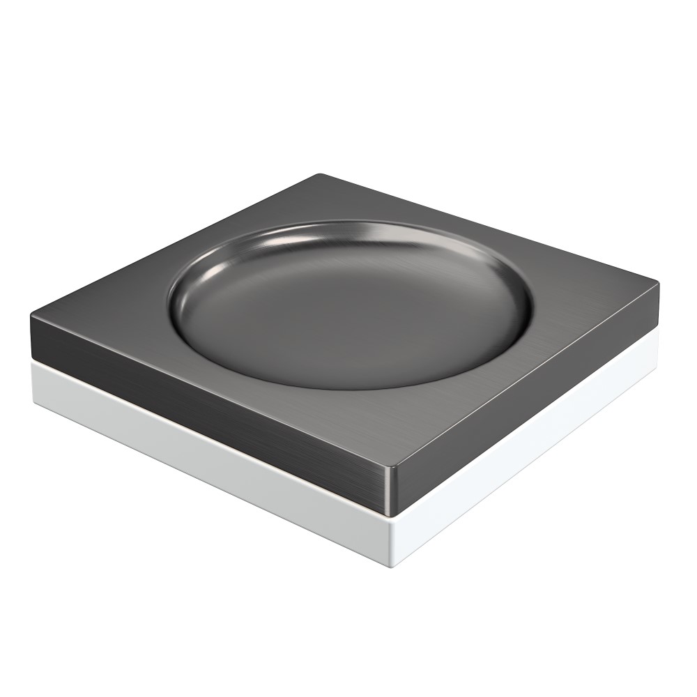 Мыльница квадратная Qubic Gun Metal