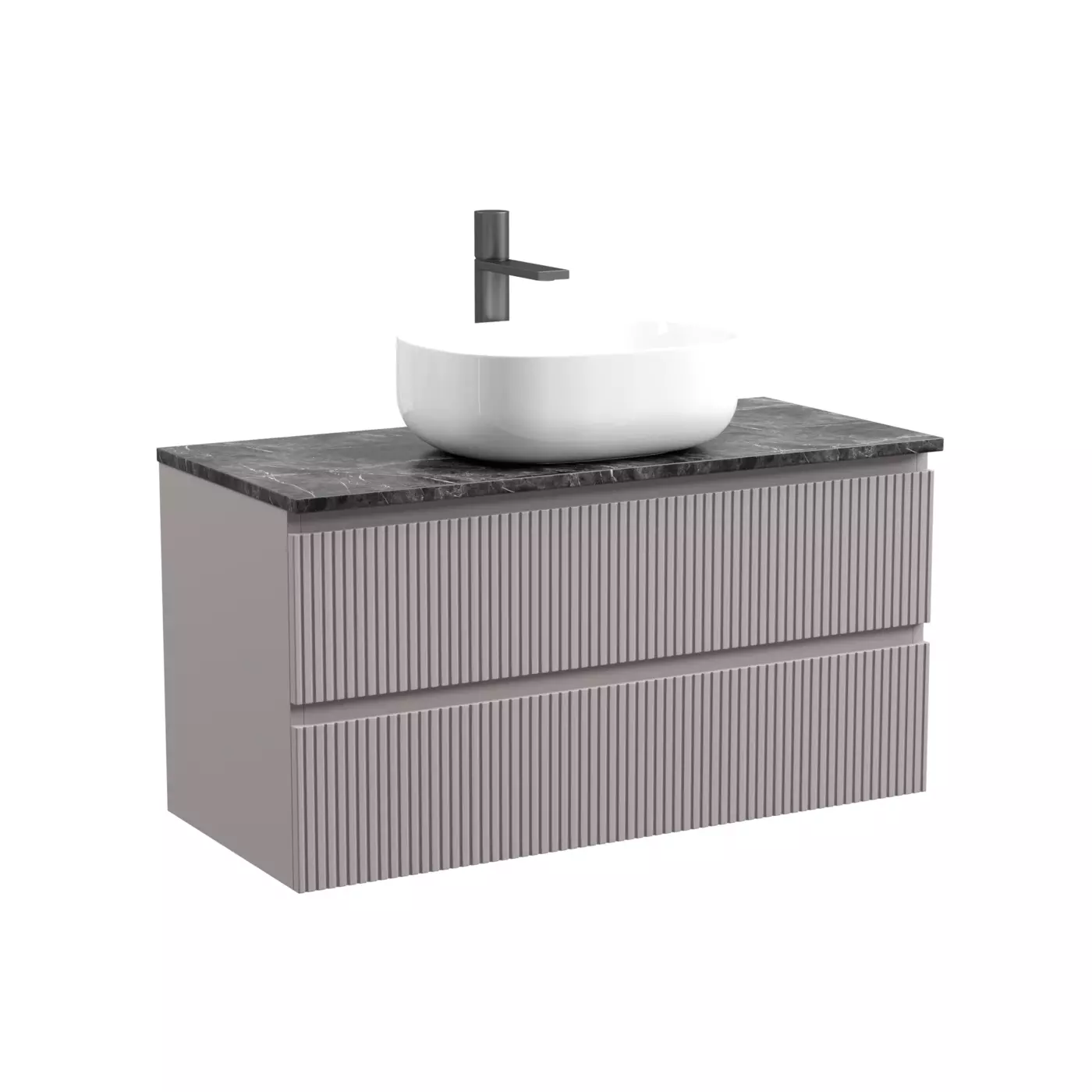 Тумба под столешницу Sancos Сноб T (Snob T) SNT100SM 100x45x50 пыльная роза (doha soft)