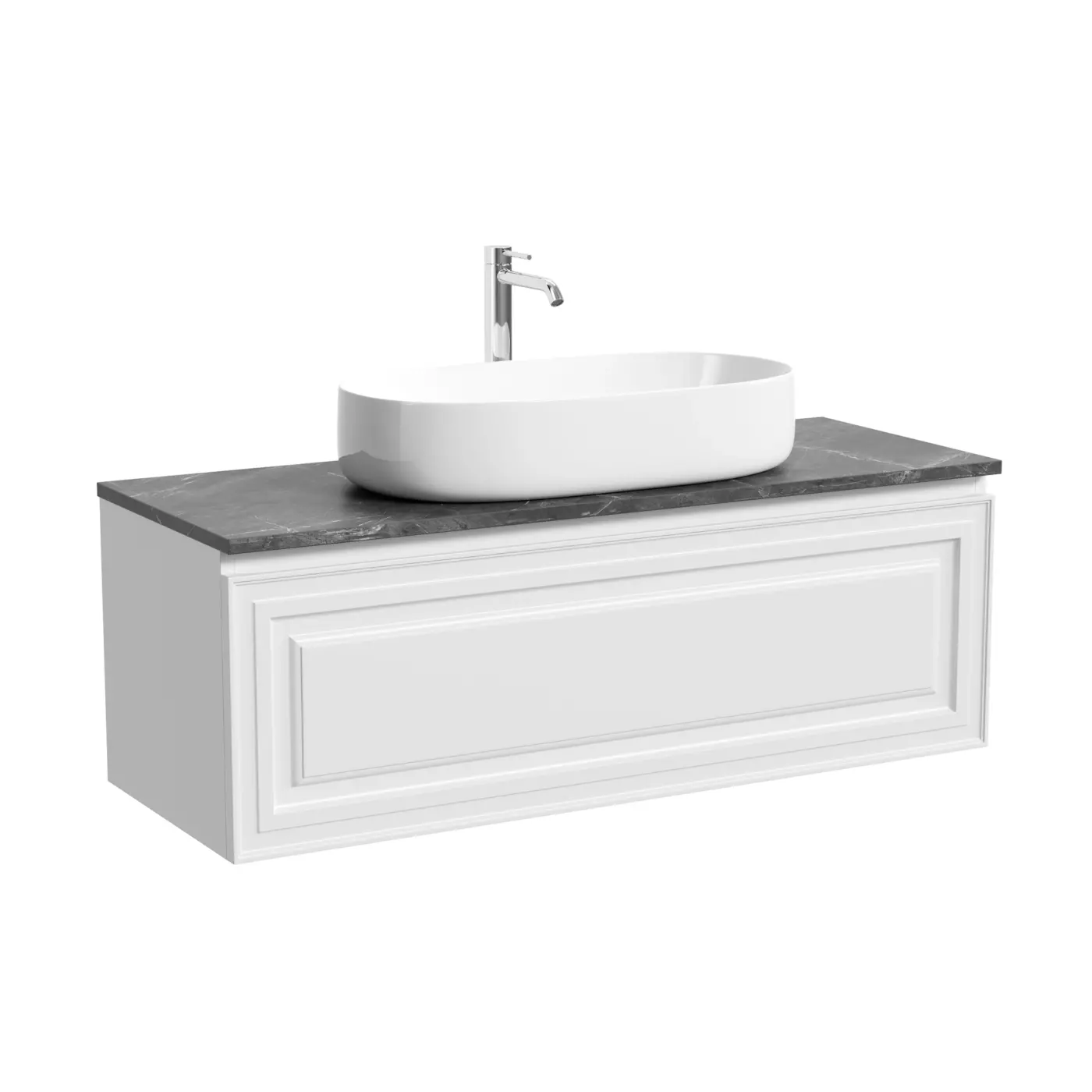 Тумба под столешницу Sancos Самая (Very) VR120W 120x45x40 белый матовый (bianco)
