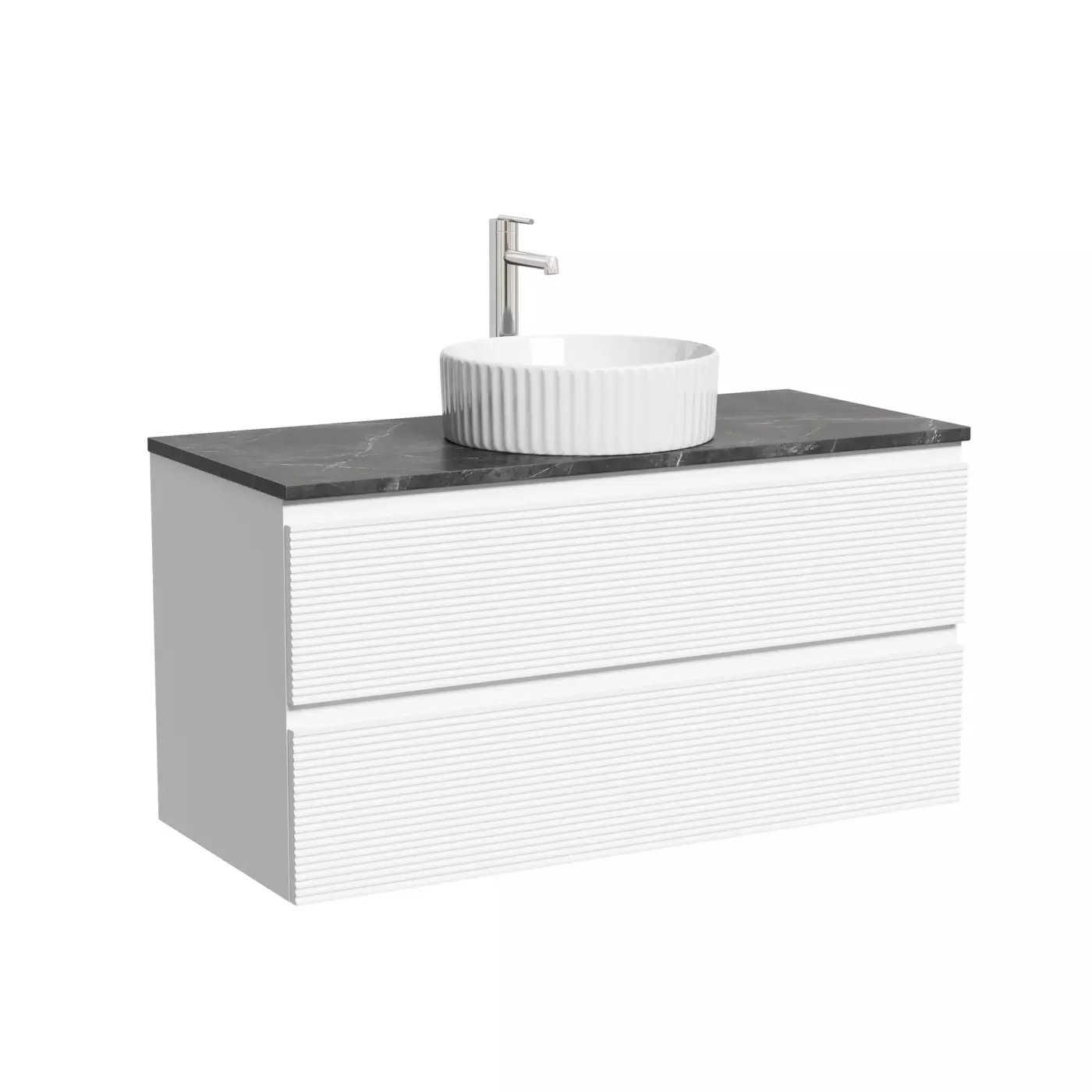 Тумба под столешницу Sancos Фолк (Folk) FL100W 100x45x50 белый матовый (bianco)