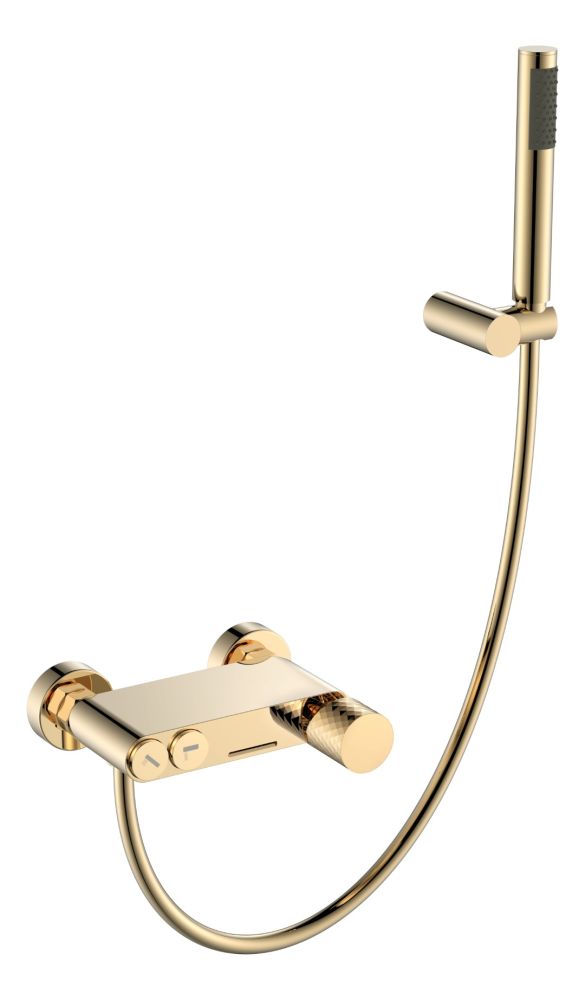 Смеситель STICK для ванны GOLD DIAMOND GOLD