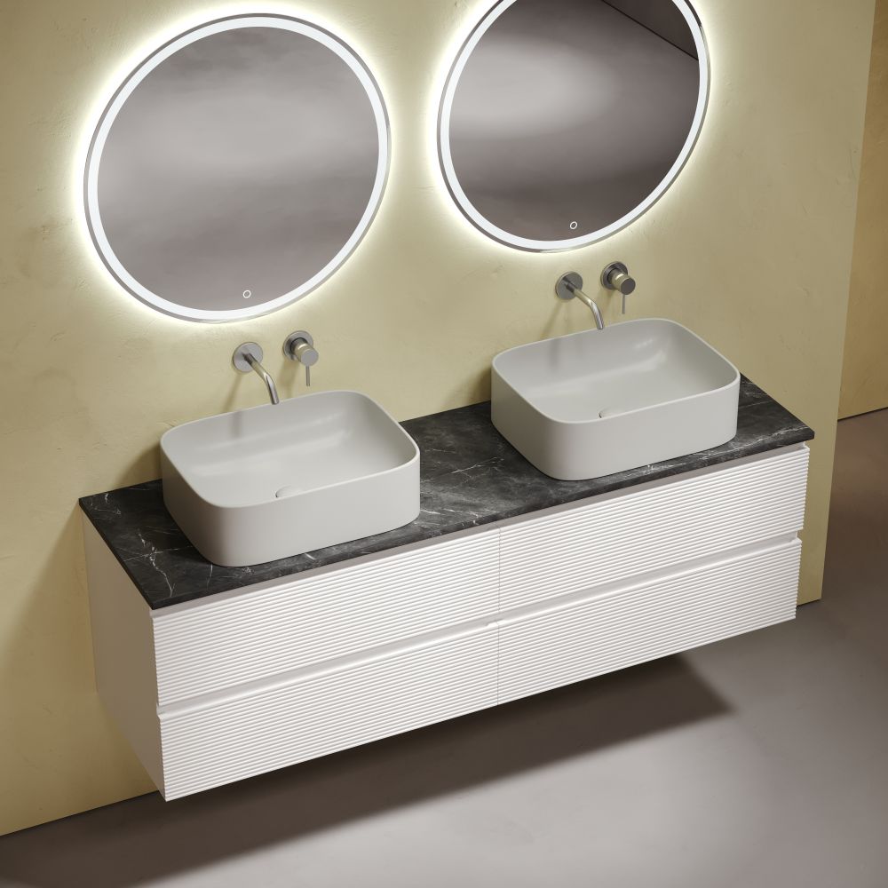 Тумба под столешницу Sancos Фолк (Folk) FL80W 80x45x50 белый матовый (bianco) — фото 18