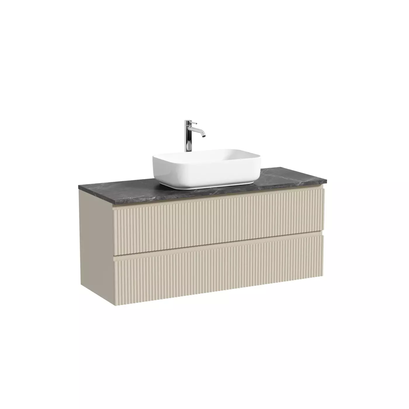 Тумба под столешницу Sancos Сноб Р (Snob R) SNR120CE 120x45x50 белый матовый (bianco)