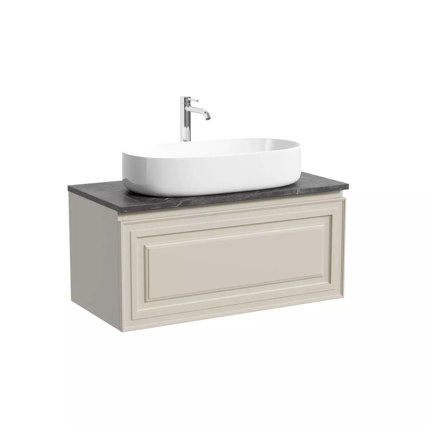 Тумба под столешницу Sancos Самая (Very) VR90CE 90x45x40 бежевый матовый (beige soft)