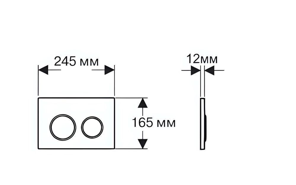 SET КЛАССИК cm INS23/ KDI-015 (рама AQUATEK INS-0000023 +крепеж KKI-0000002 +кнопка KDI-0000015 +унитаз AQ1112-00 с крышкой sc) — фото 2