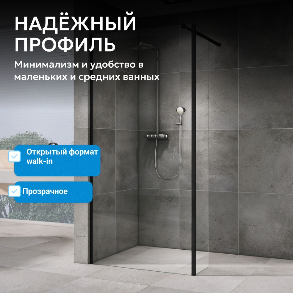 Душевая перегородка ABBER Immer Offen AG60100B