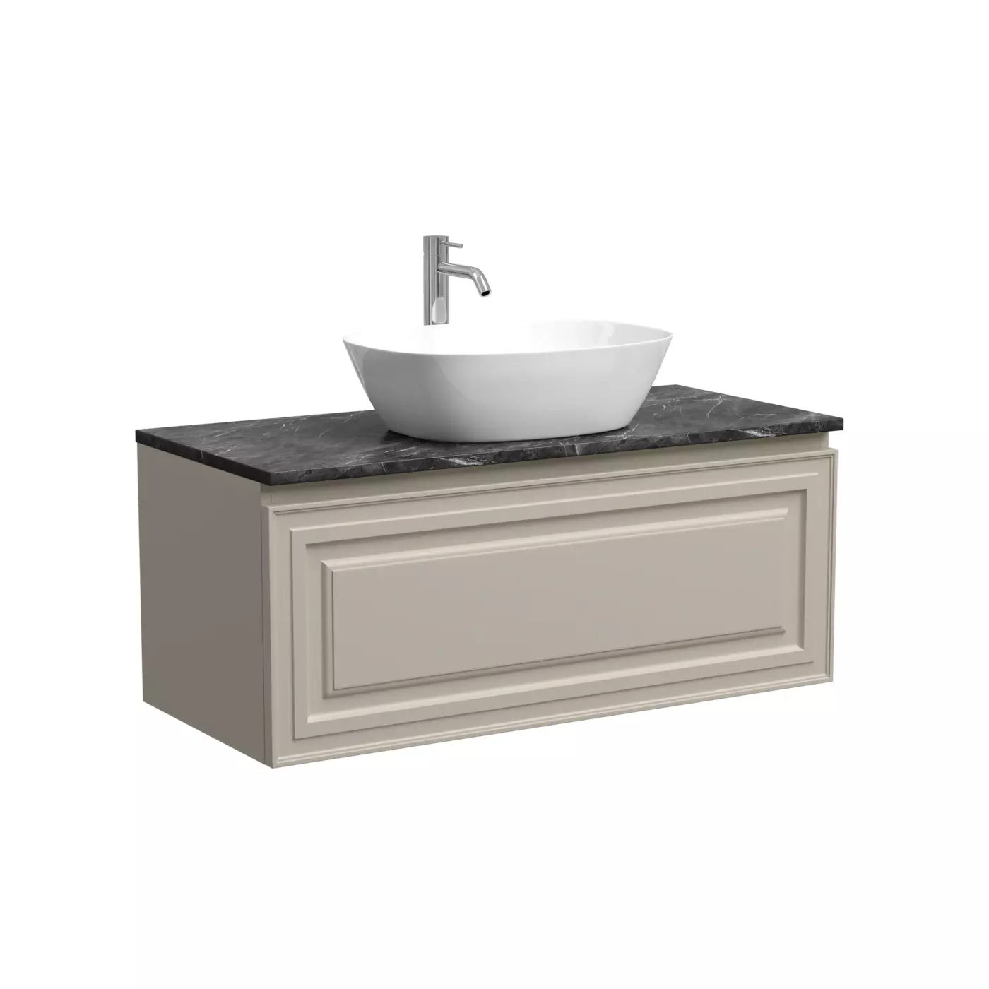 Тумба под столешницу Sancos Самая (Very) VR100CE 100x45x40 бежевый матовый (beige soft)