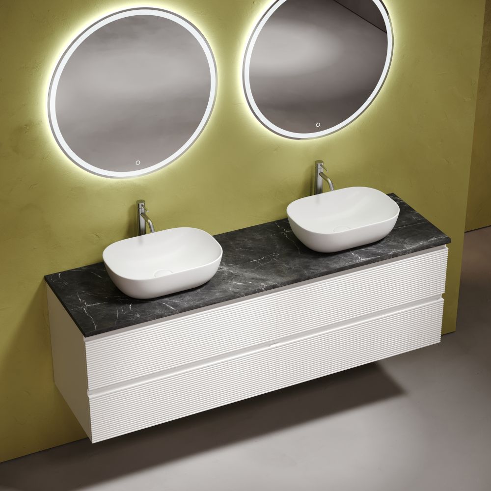 Тумба под столешницу Sancos Фолк (Folk) FL80W 80x45x50 белый матовый (bianco) — фото 15