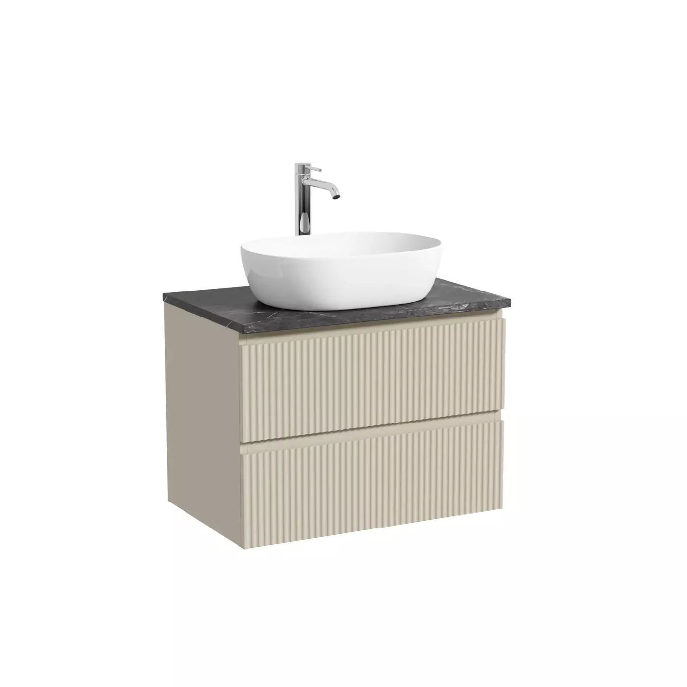 Тумба под столешницу Sancos Сноб Р / Snob R SNR70CE 69x44,5x50 темный антрацит матовый