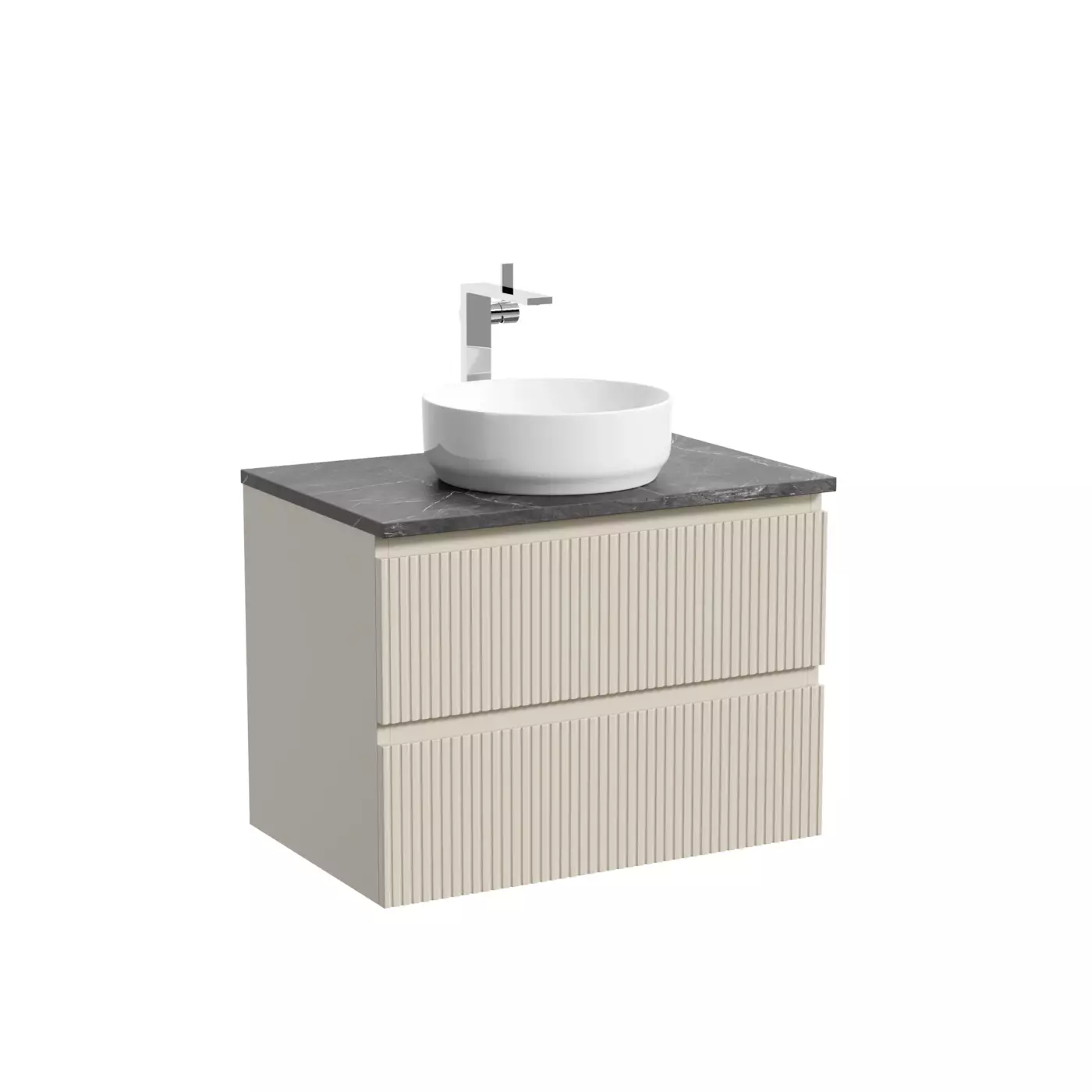 Тумба под столешницу Sancos Сноб T (Snob T) SNT70CE 70x45x50 бежевый матовый (beige soft)