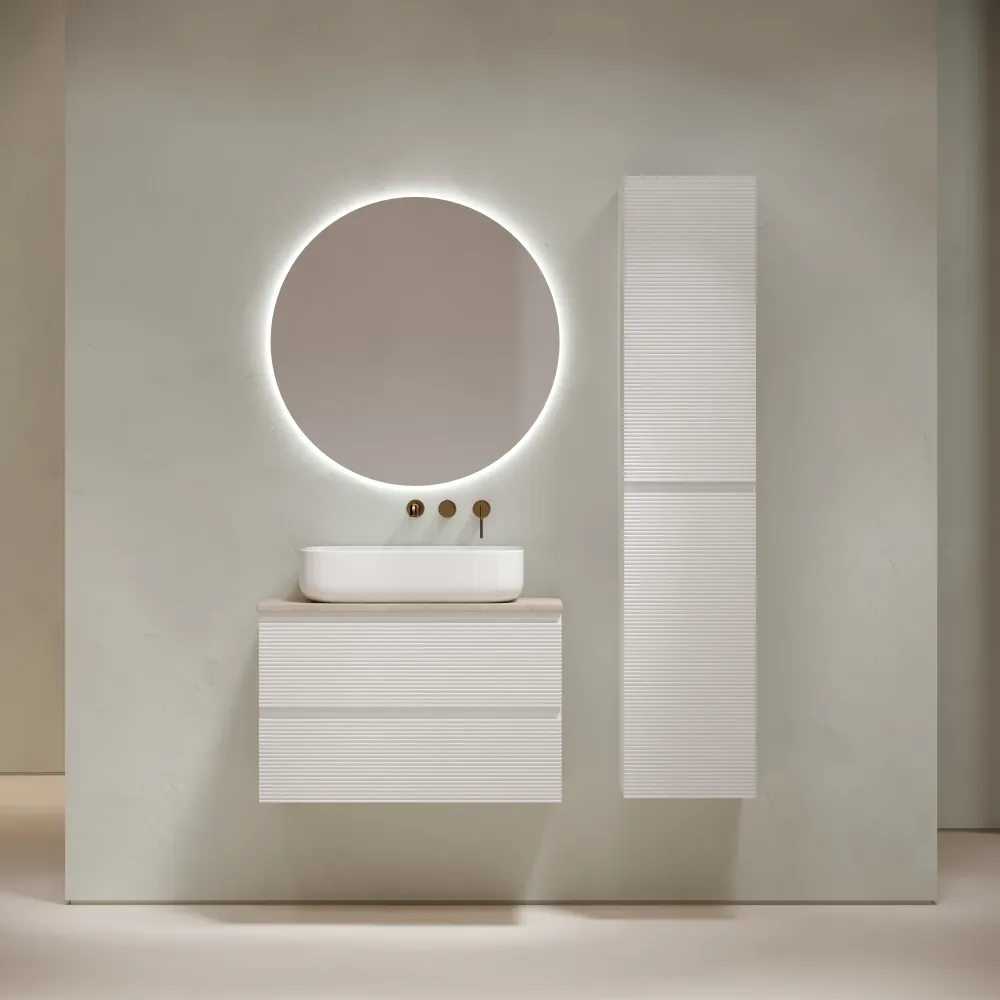 Тумба под столешницу Sancos Фолк (Folk) FL80W 80x45x50 белый матовый (bianco) — фото 11