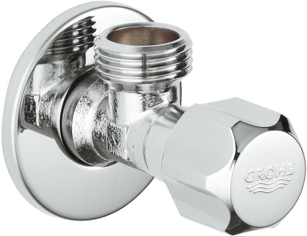 2201600M Угловой вентиль 1/2"*1/2", хром