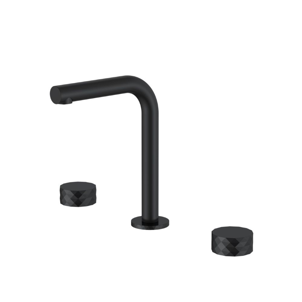 Смеситель на столешницу STICK DIAMOND на 3 отв. BLACK