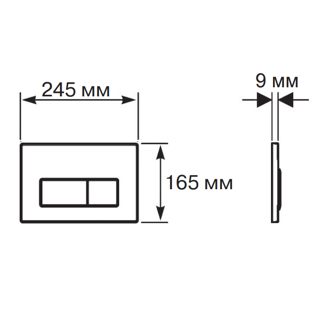 SET AQUATEK МИЯ 4в1 (рама AQUATEK Standard INS-0000012+ кркпеж KKI-0000002+клавиша KDI-0000022+унитаз МИЯ AQ2004-00 с тонким сиденьем soft-close — фото 4