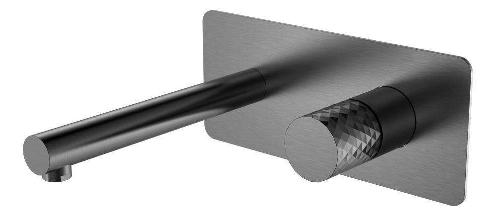 Смеситель STICK из стены Gun Metal DIAMOND