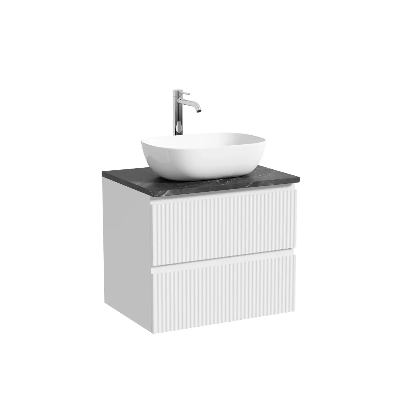 Тумба под столешницу Sancos Сноб Р (Snob R) SNR60W 60x45x50 бежевый матовый (beige soft)